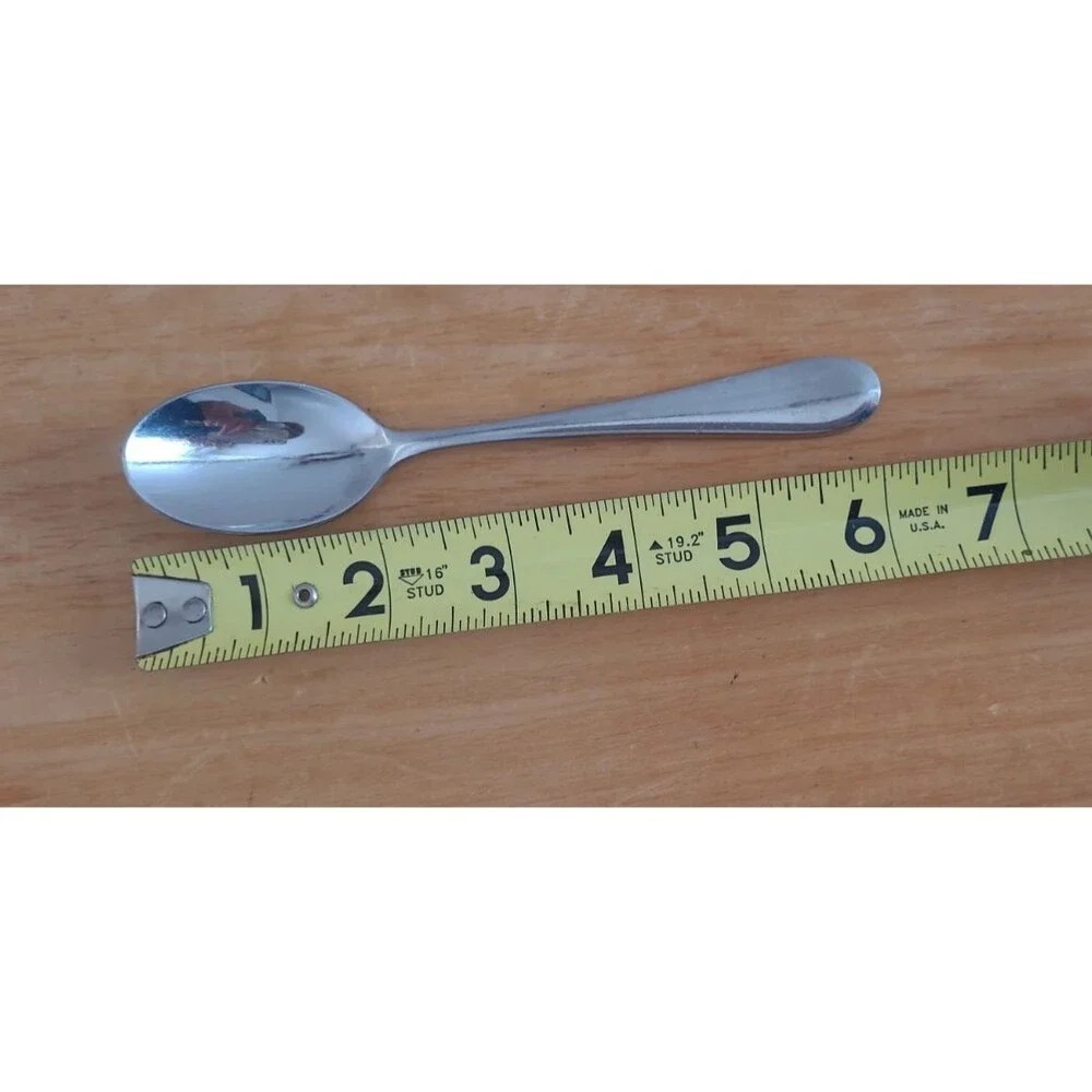 7 Piece Lot Oneida Icarus Glossy Stainless Soup Spoons Tablespoons Teaspoons